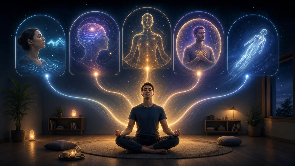 Caminhos de respiração, visualização, proteção emocional e movimento astral para iniciantes