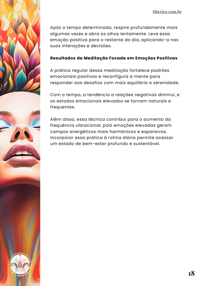 página interna do e-book 42 Exercícios Para Aumentar a Frequência Vibracional