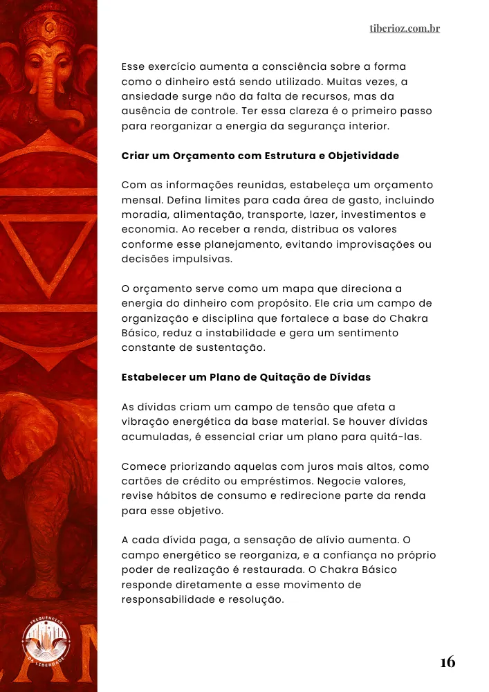 página interna do e-book 69 Exercícios Para Alinhar os Chakras