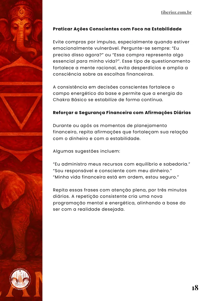 página interna do e-book 69 Exercícios Para Alinhar os Chakras