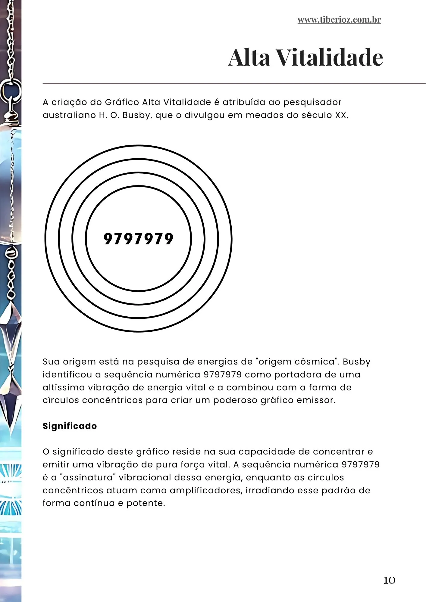 página interna do e-book 80 Gráficos de Radiestesia Para Impressão