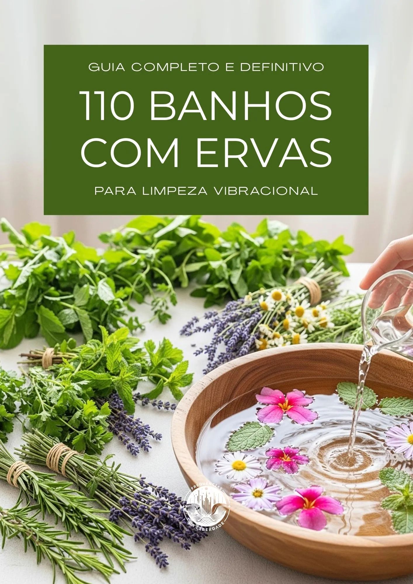 capa do e-book 110 Banhos de Limpeza Energética