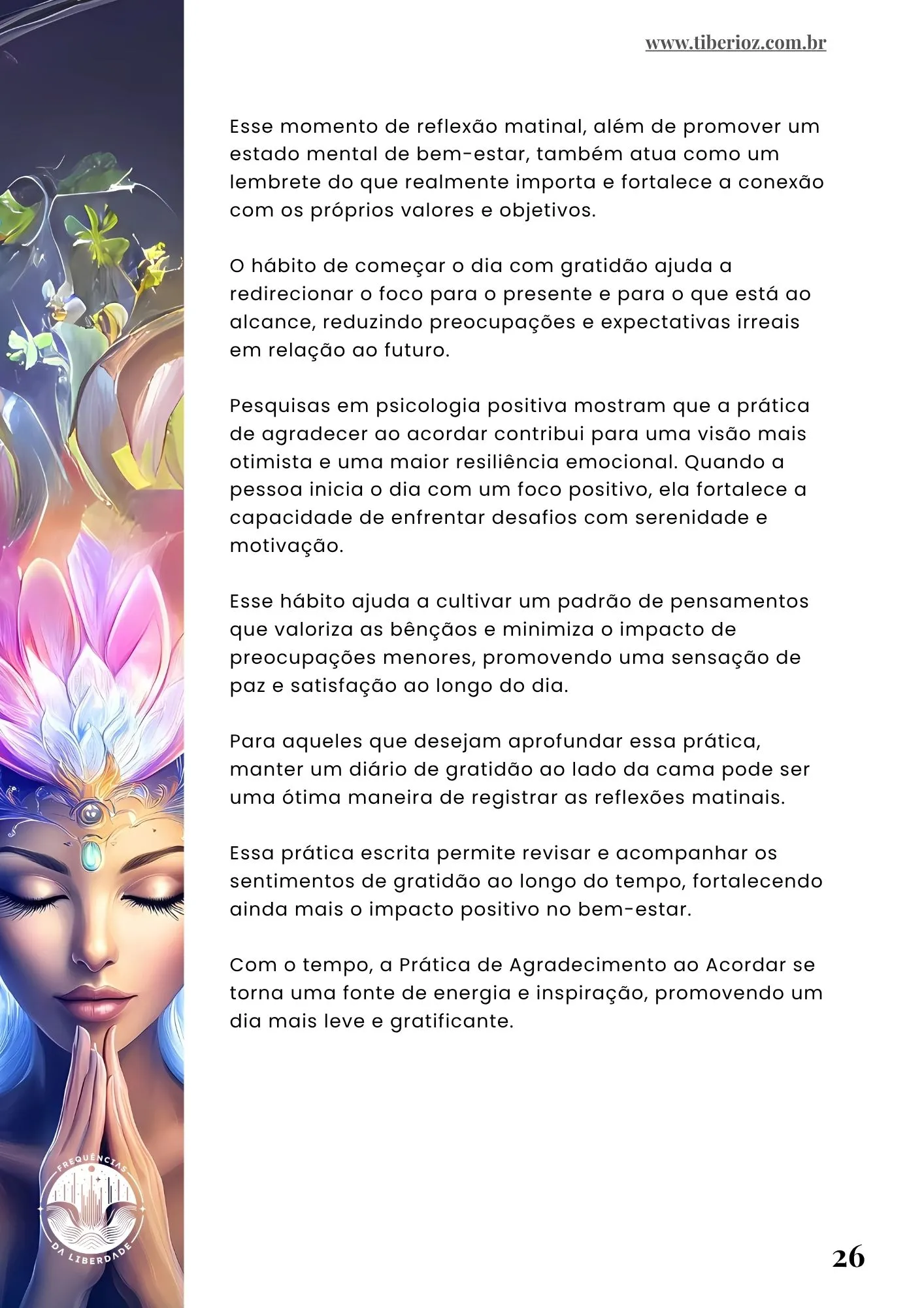 página interna do e-book 35 Exercícios Para Ter Gratidão