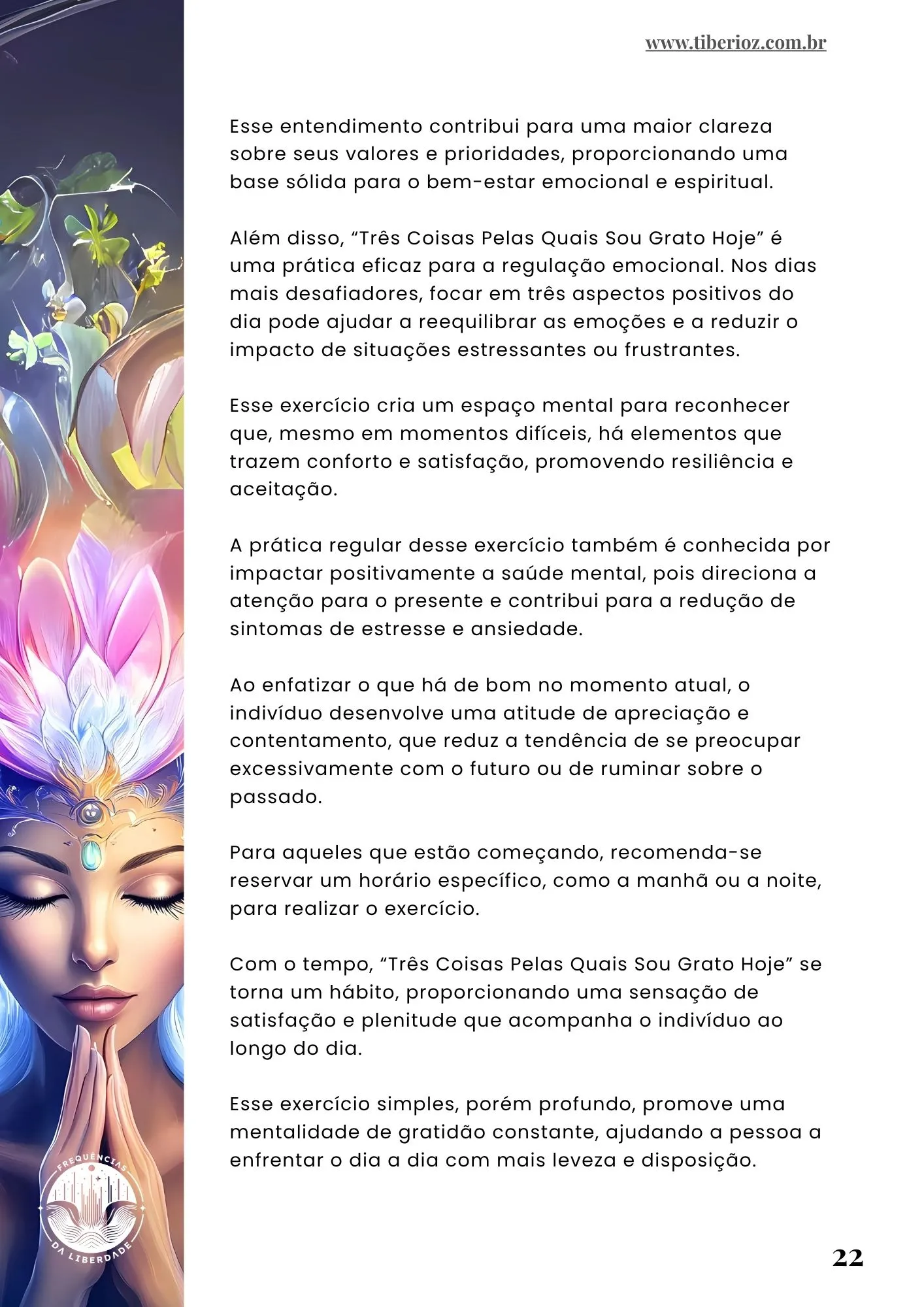 página interna do e-book 35 Exercícios Para Ter Gratidão