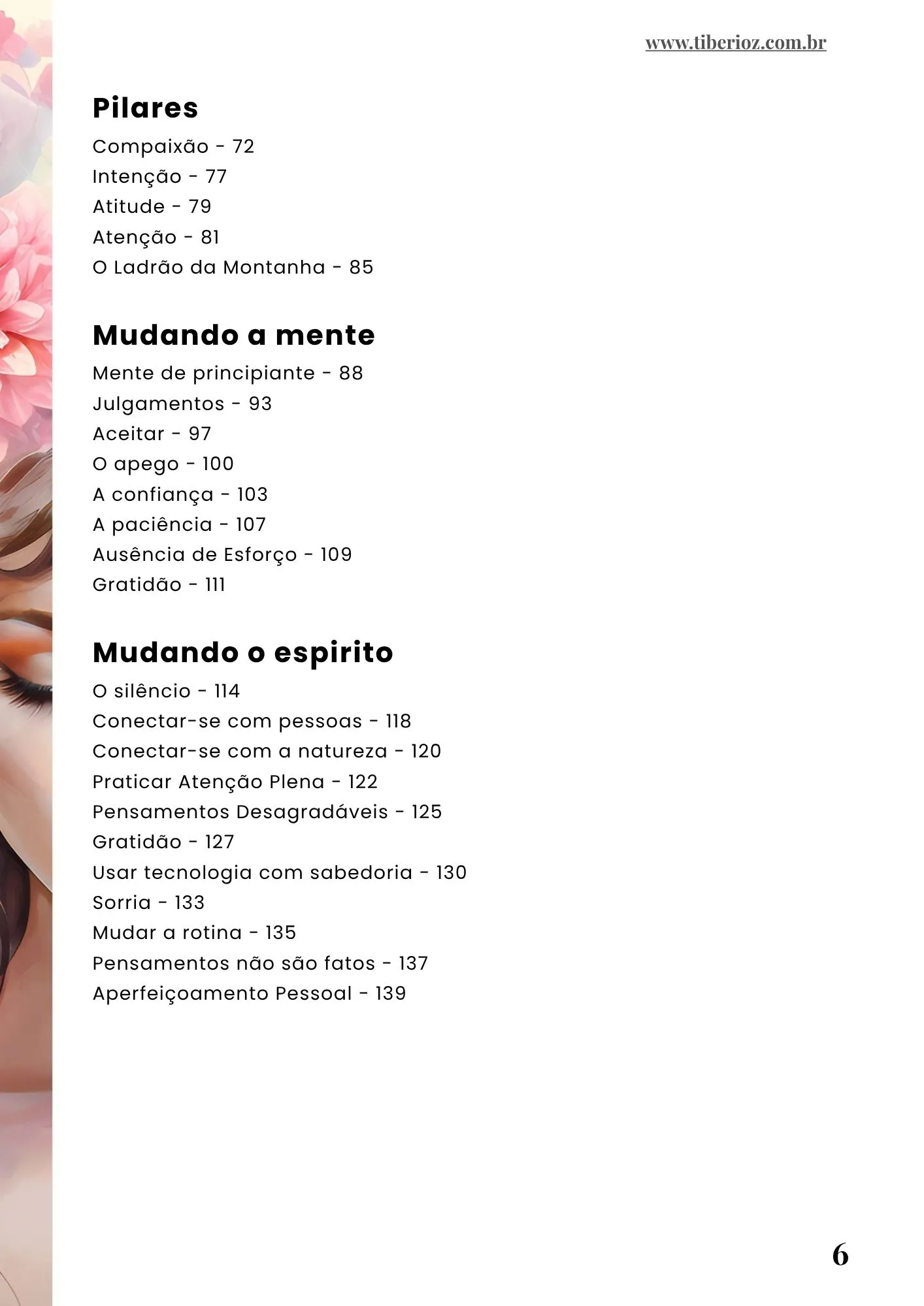página interna do e-book Guia de Atenção Plena e Mindfulness