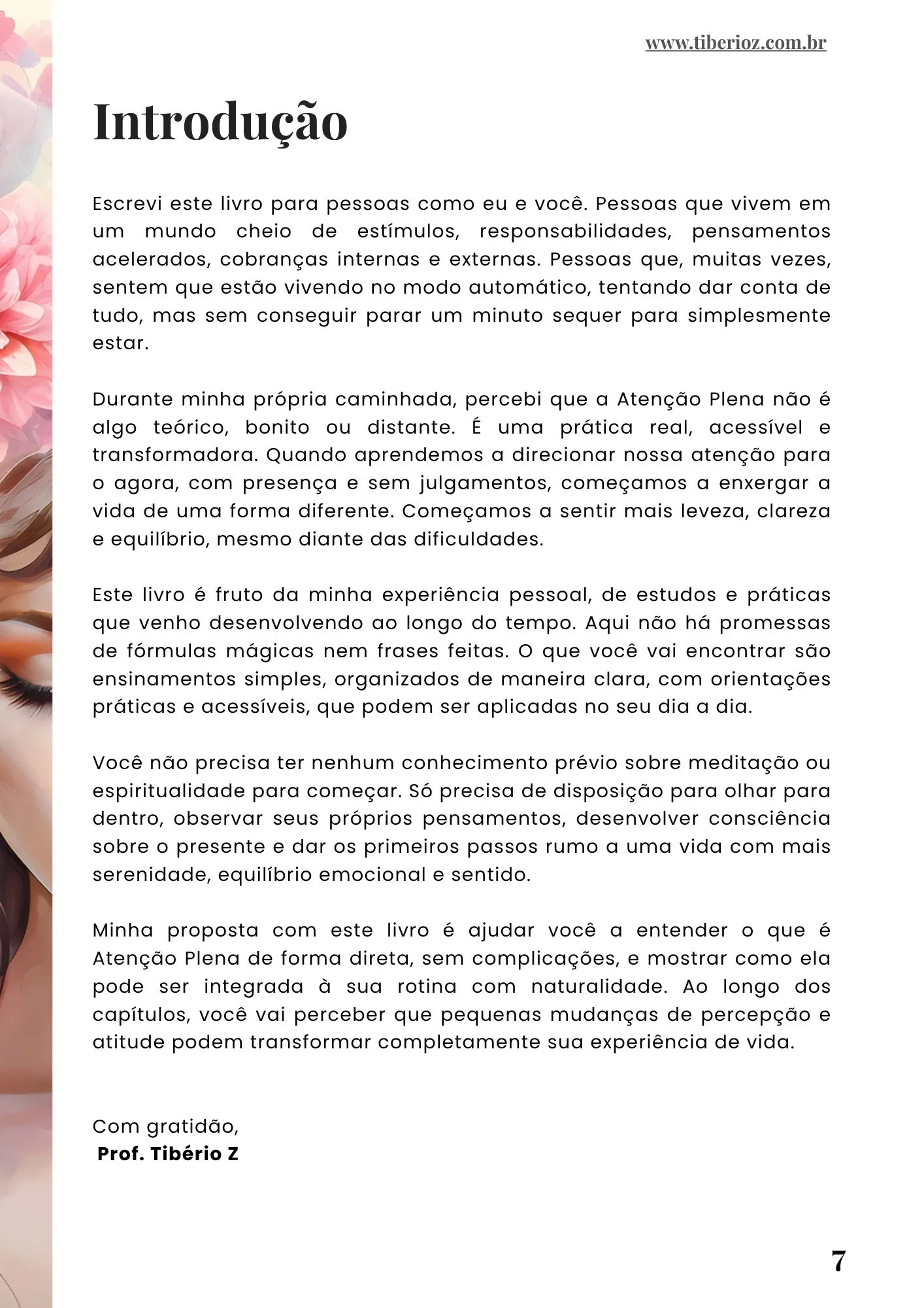 página interna do e-book Guia de Atenção Plena e Mindfulness