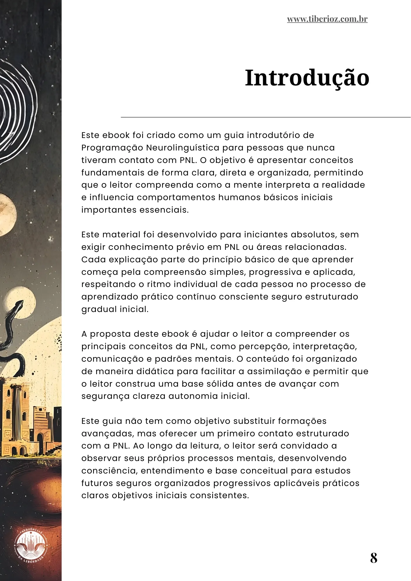 página interna do e-book Guia de PNL