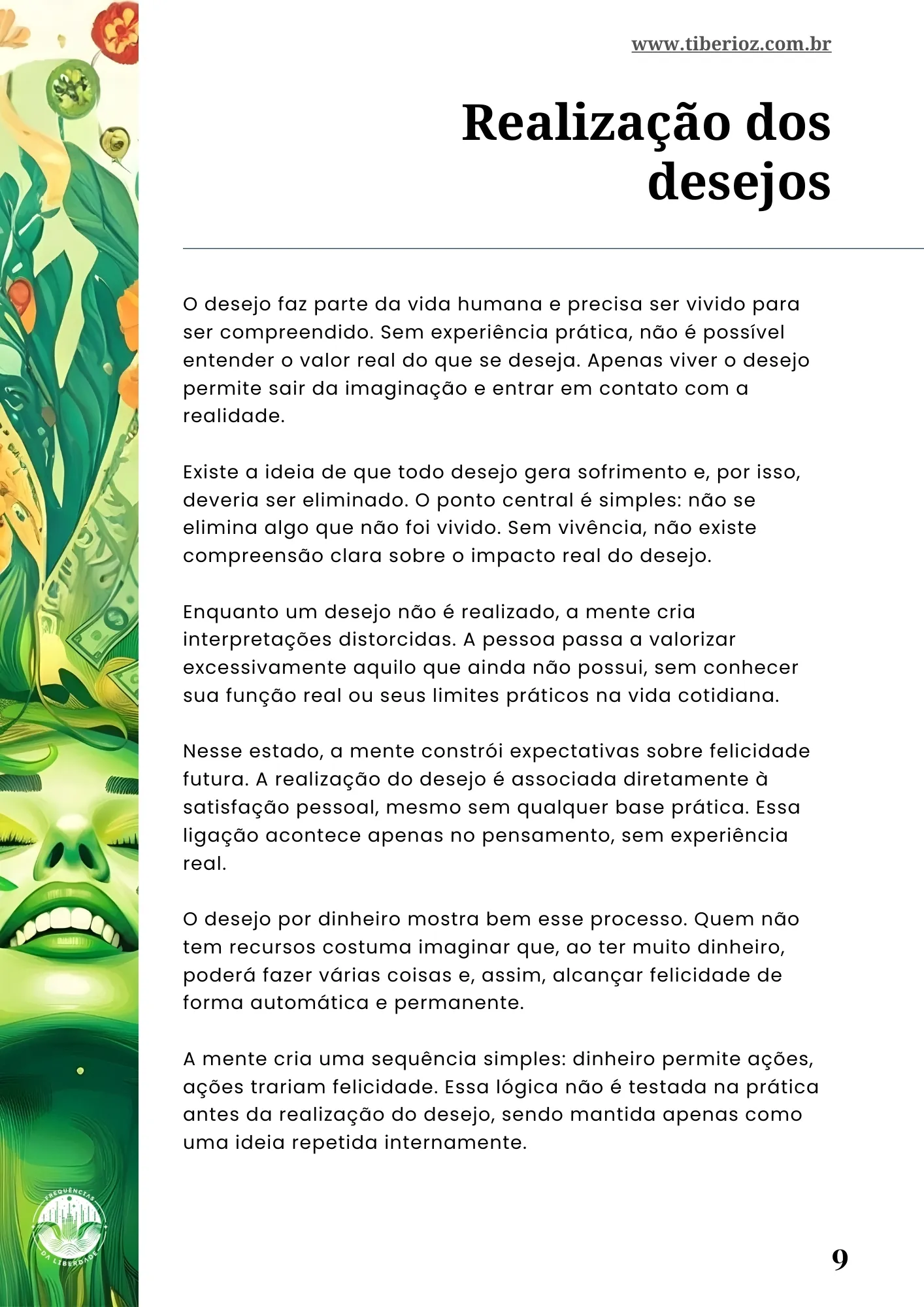 página interna do e-book Guia da Prosperidade e da Abundância
