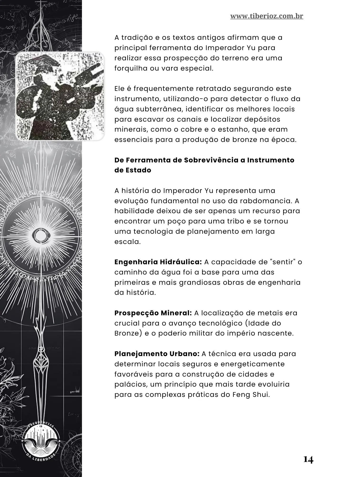 página interna do e-book Guia de Radiestesia para Iniciantes