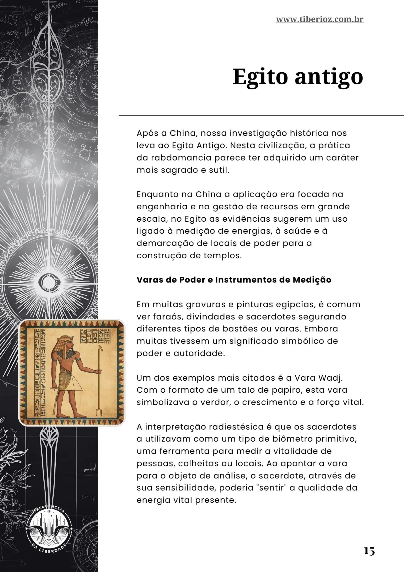 página interna do e-book Guia de Radiestesia para Iniciantes