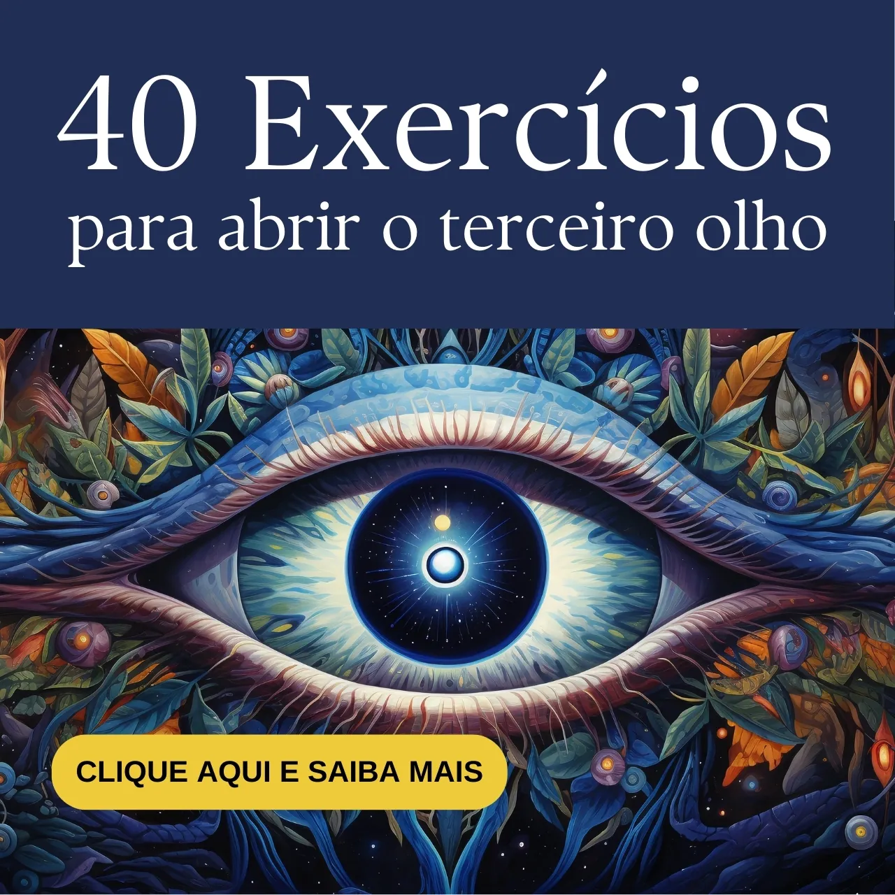 O que é Clarividência 1 40 exercícios para abrir o terceiro olho - propaganda