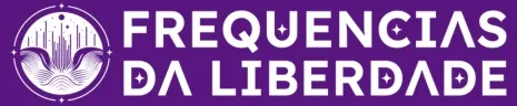 logotipo frequências fundo roxo