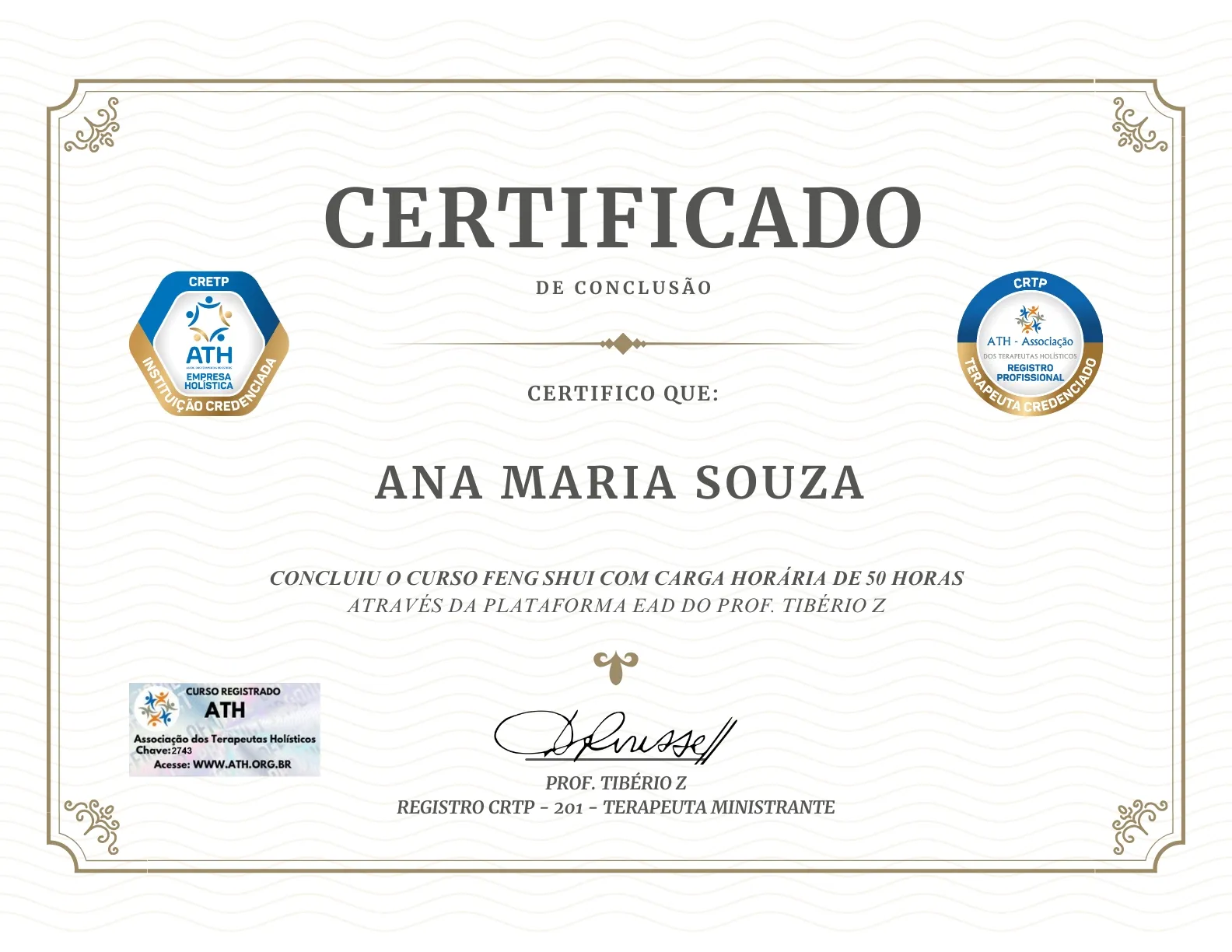 certificado curso de feng shui 2