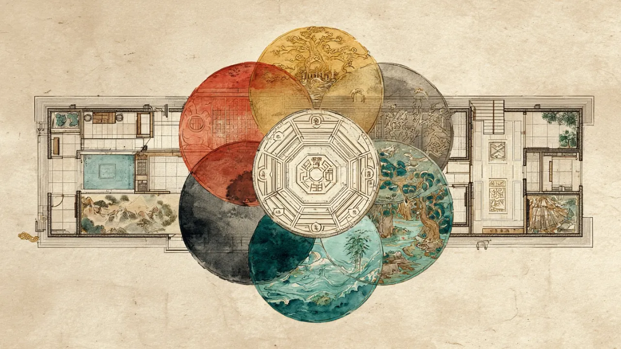 Como usar os 5 elementos no feng shui