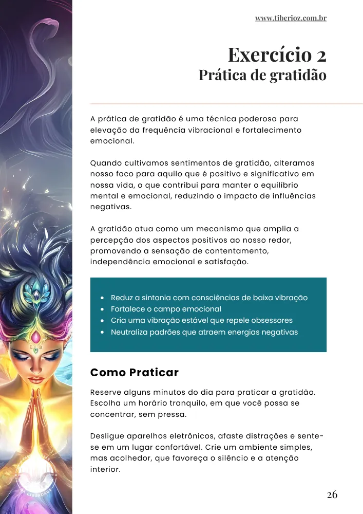 Exercícios de proteção energética 10