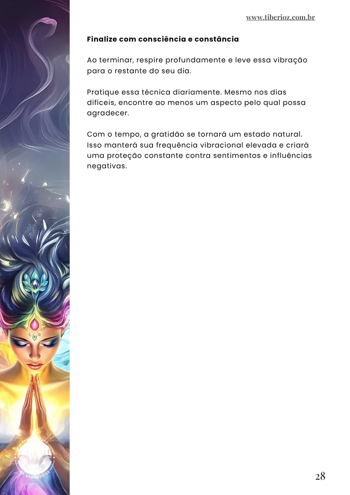 Exercícios de proteção energética 12