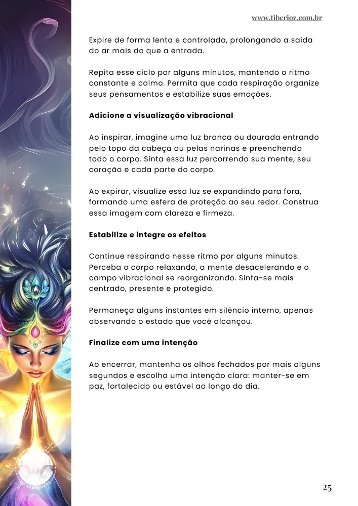 Exercícios de proteção energética 9