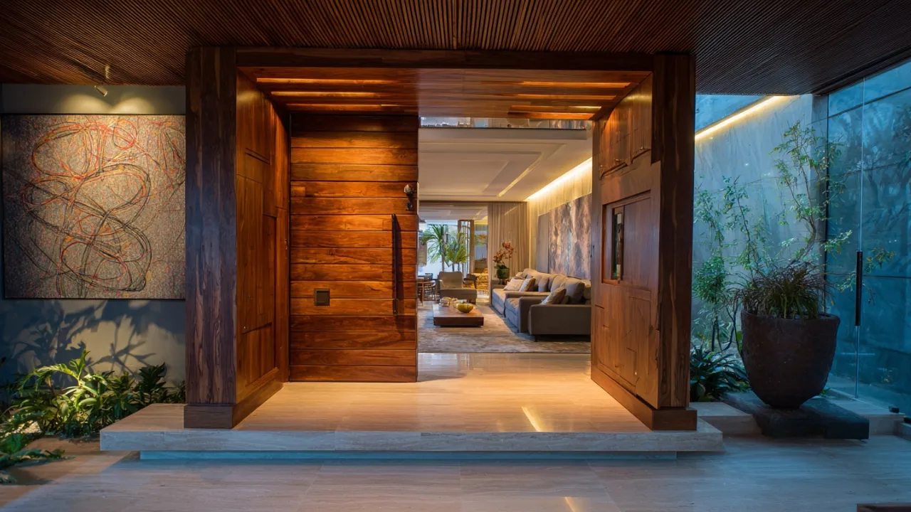 Feng shui e portas alinhadas