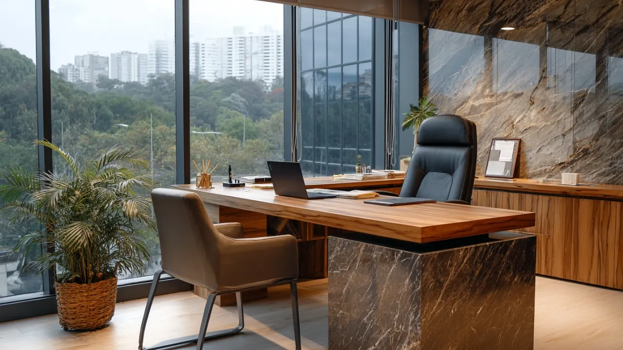 organizar a mesa de trabalho com feng shui
