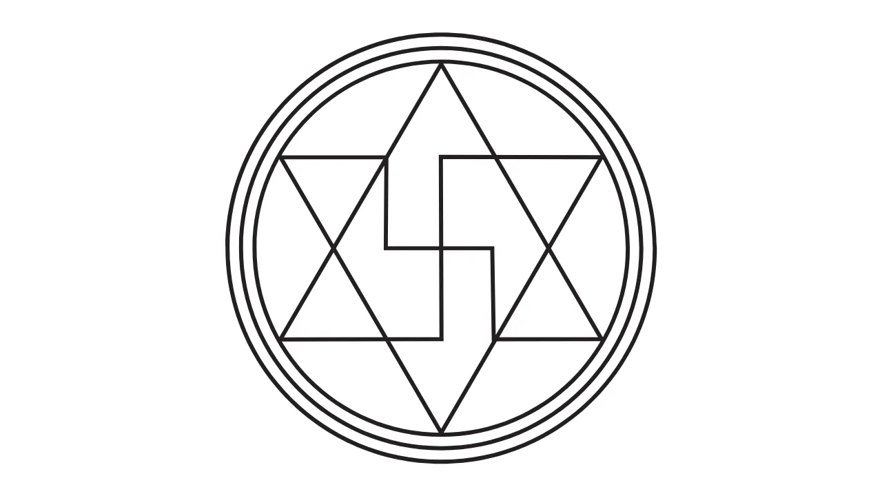 Gráfico de radiestesia anti magia