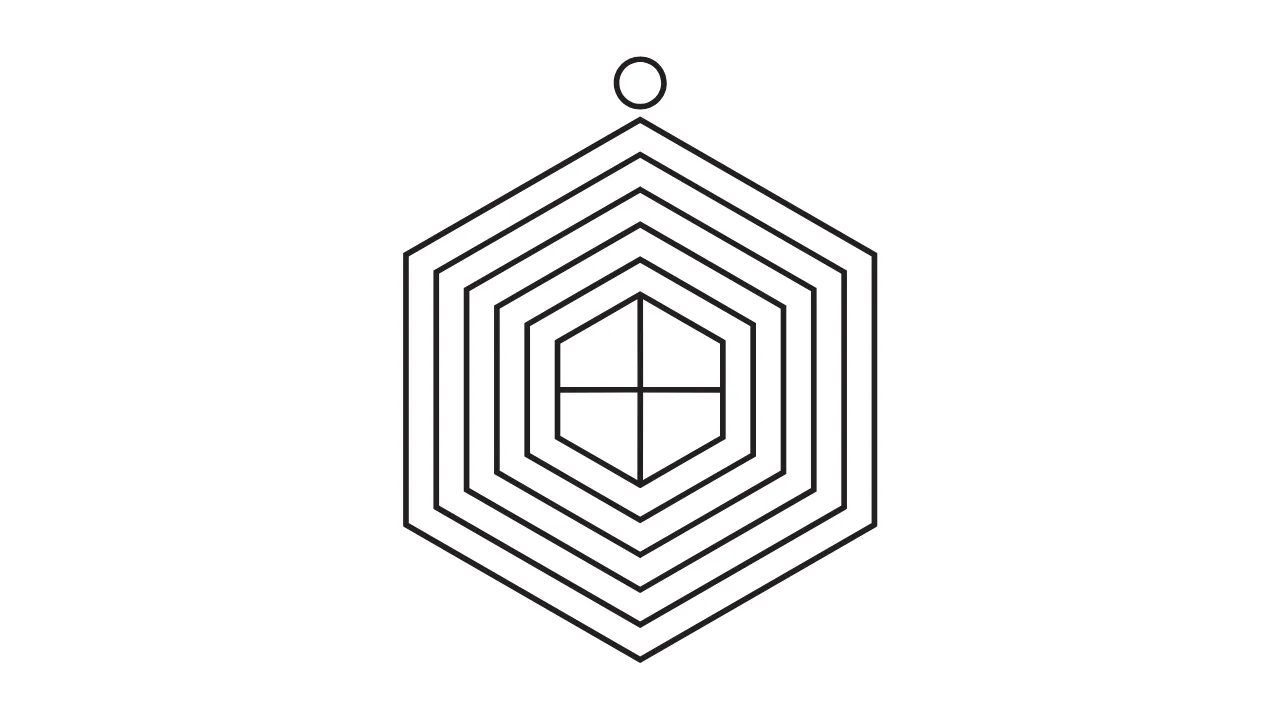 Gráfico de radiestesia escudo protetor