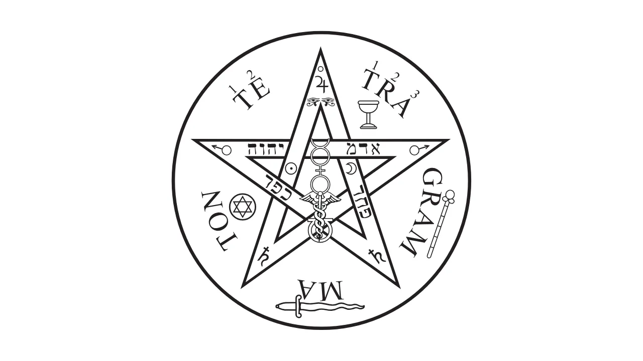 Gráfico de radiestesia tetragrammaton