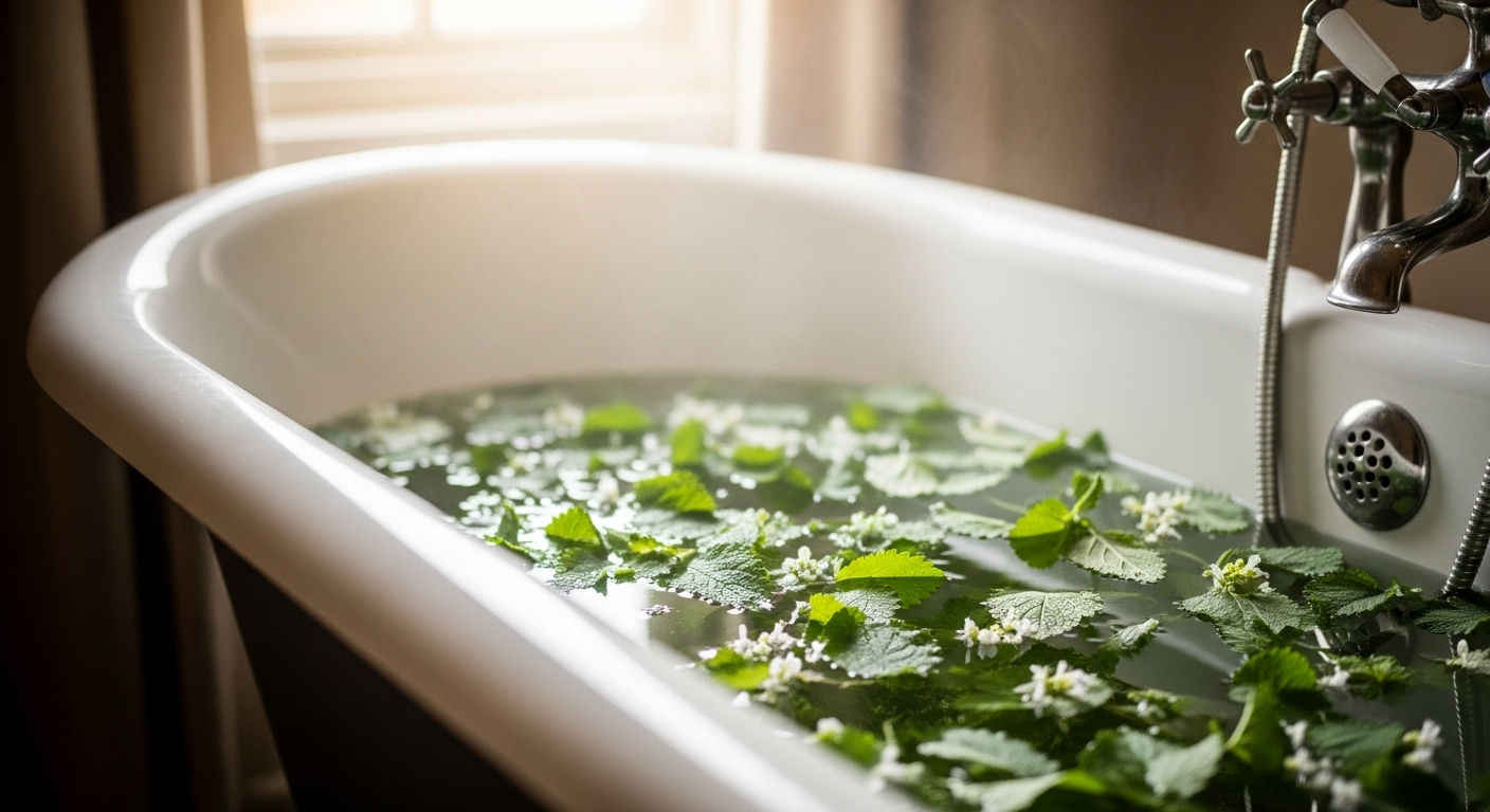 Banho Energético de Conforto e Bem-Estar com Melissa