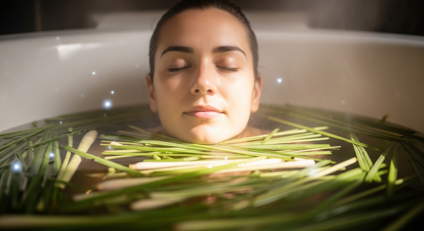 Banho Energético de Limpeza Mental e Revitalização com Campim-Limão