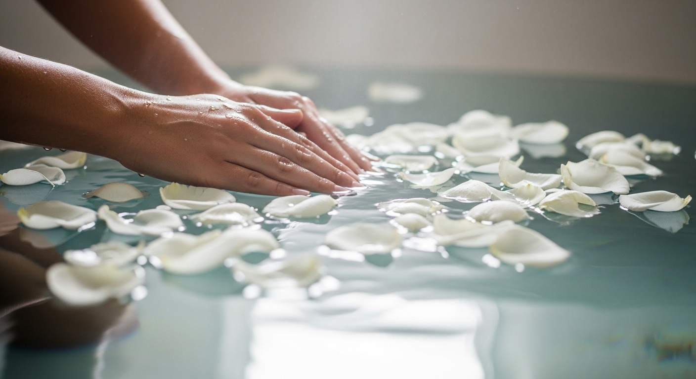 Banho Energético de Paz e Elevação Espiritual com Rosa Branca