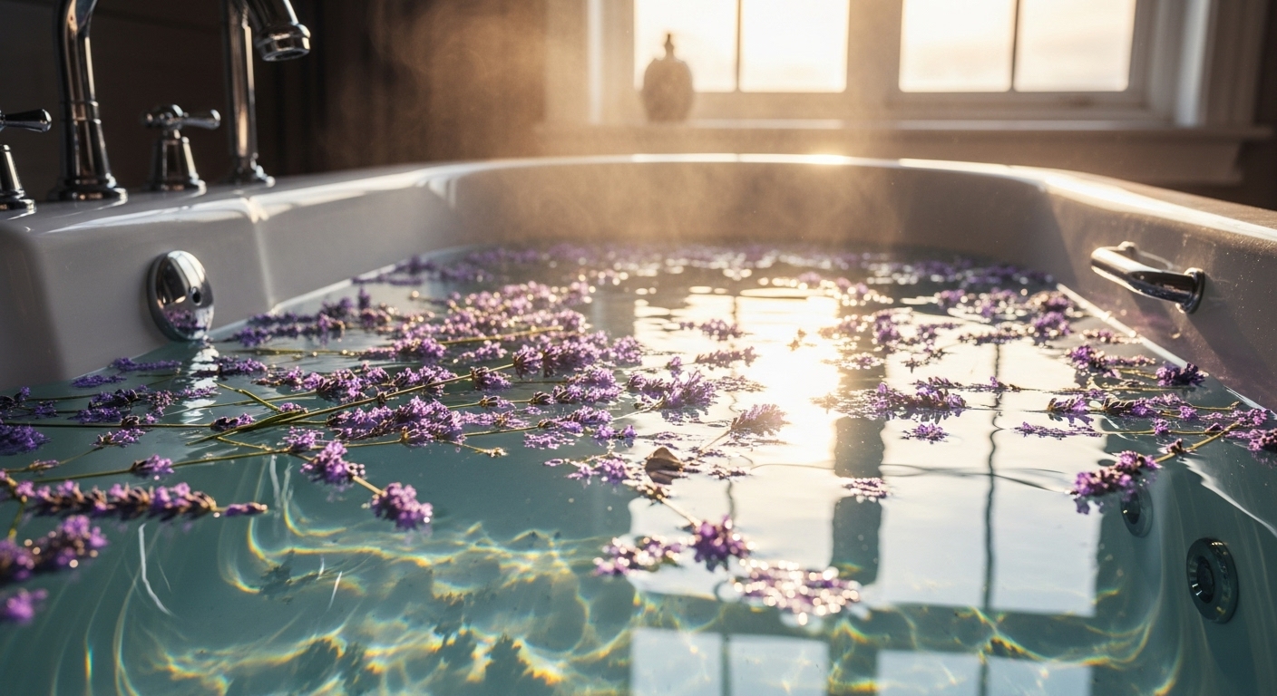 Banho Energético de Paz e Equilíbrio com Lavanda