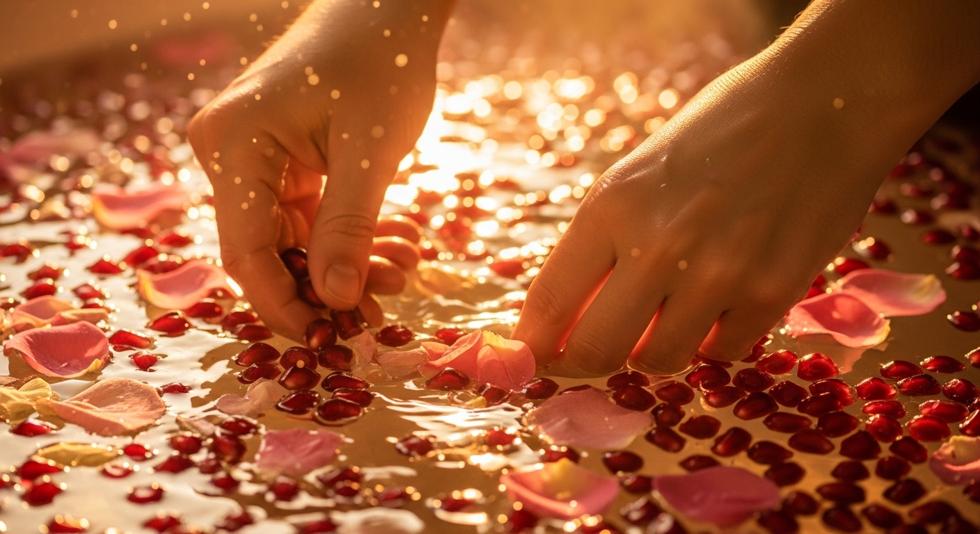 Banho Energético de Prosperidade e Comunicação com Romã