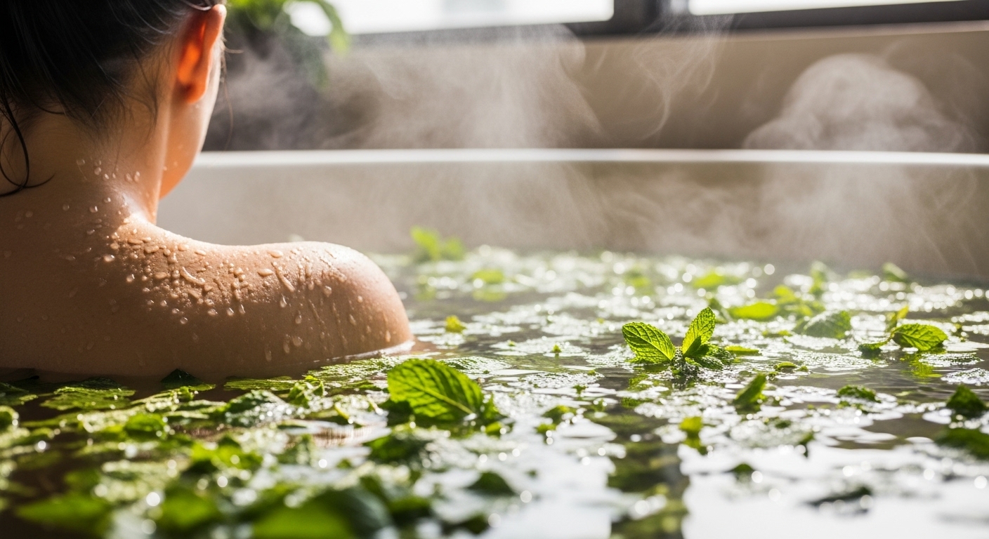 Banho Energético de Renovação e Ânimo com Hortelã
