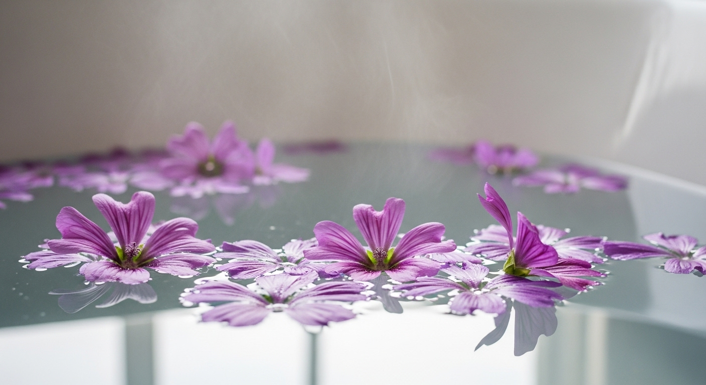 Banho Energético de Suavidade e Calma Emocional com Malva